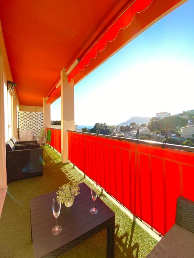 Charmant 2 Pieces Vue Sur Mer Et Monte-Carlo A Roquebrune Cap Martin Eksteriør bilde
